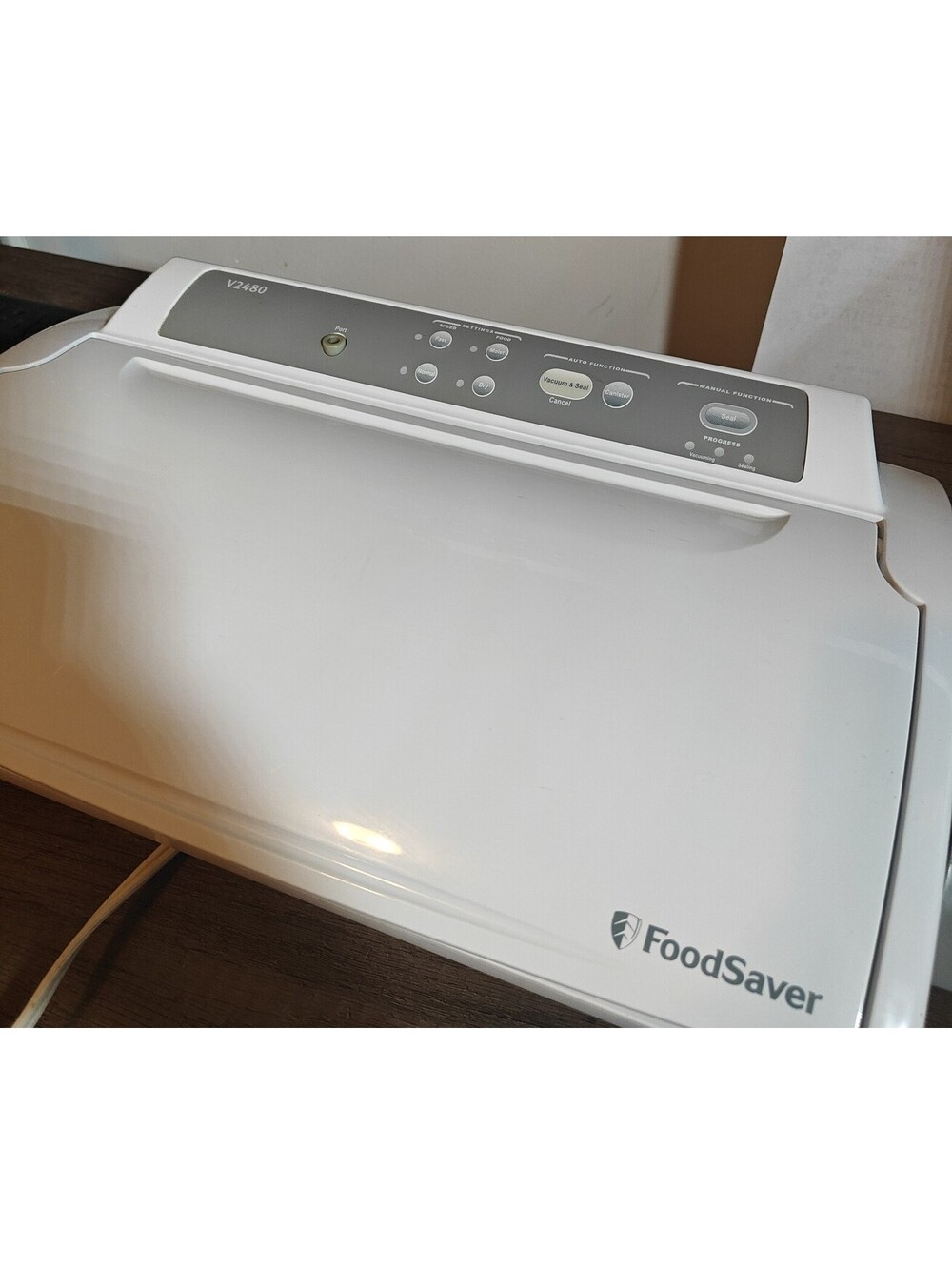 FoodSaver V2480 Food Vacuum Sealer System Tested Working Clean